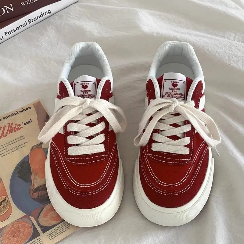 2024 New Red Women Vulcanize S - Vans Shoes Old Skool ulasan dan harga