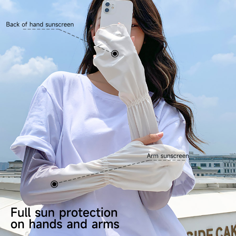 Driving Fingerless Sun Sleeves - Fingerless Glove Knit ulasan dan harga