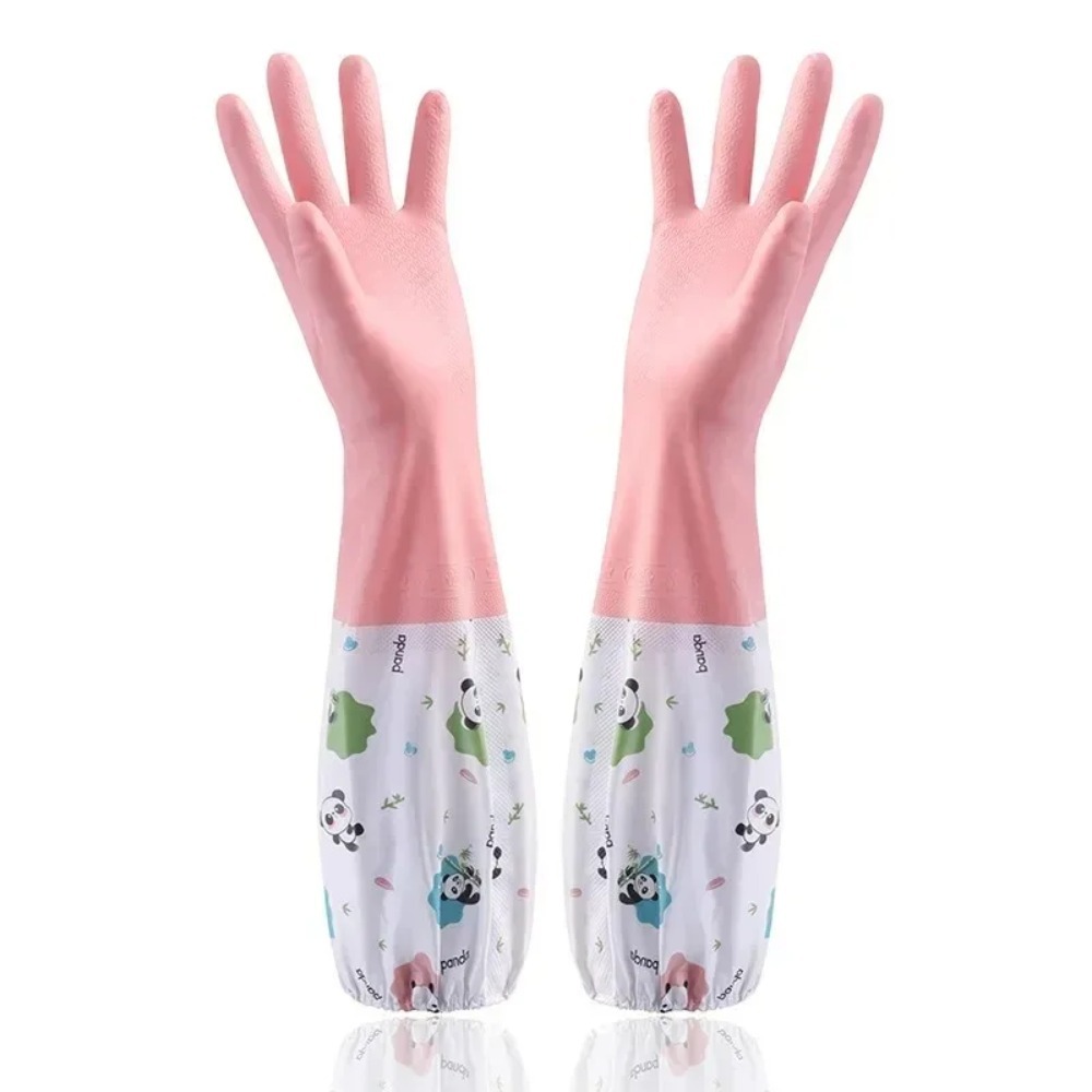 Women's Waterproof Rubber Kitc - Dish Glove Rubber ulasan dan harga