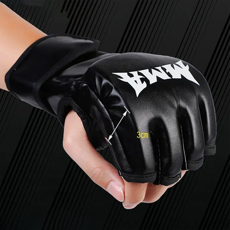 Half Finger Professional Boxin - Motorcycle Glove Knuckle ulasan dan harga