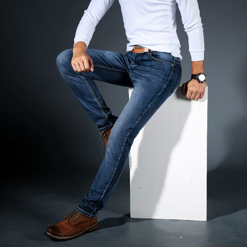 Men Fashion Straight Jeans Men - Levis Jeans 501 ulasan dan harga