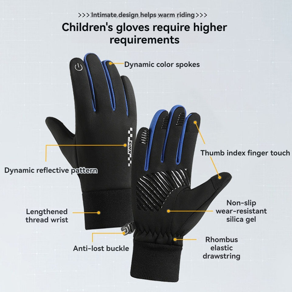 GTUBIKE Children's Gloves Touc - Ski Glove Waterproof ulasan dan harga