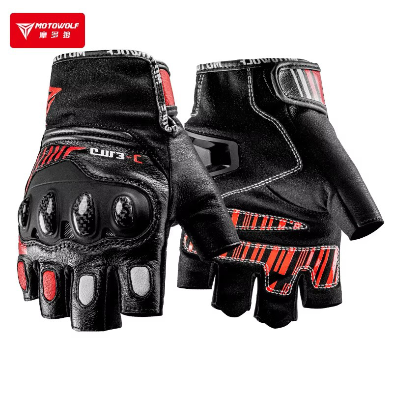 Half Finger Motorcycle Gloves  - Motorcycle Glove Knuckle ulasan dan harga
