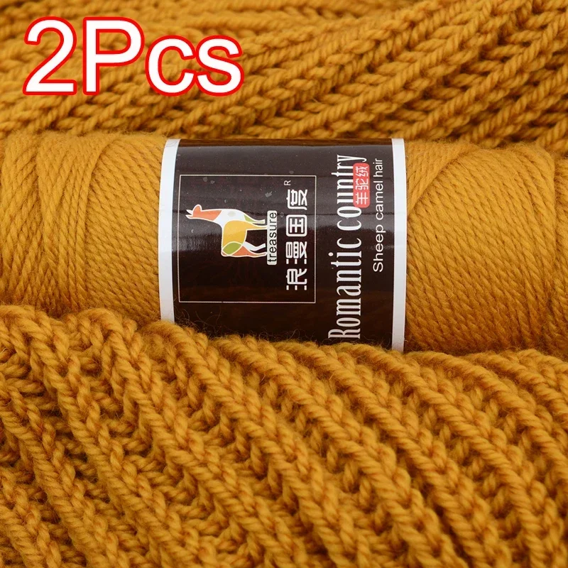 2Pcs total 200g Hand knitting  - Wool Glove Lined ulasan dan harga