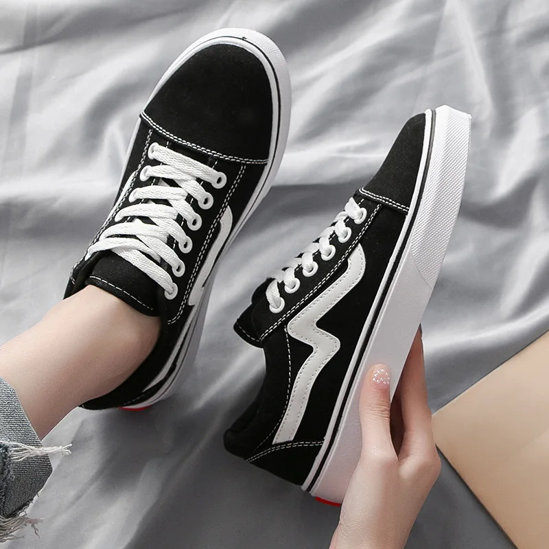2025 Spring New Canvas Shoes f - Vans Shoes Old Skool ulasan dan harga